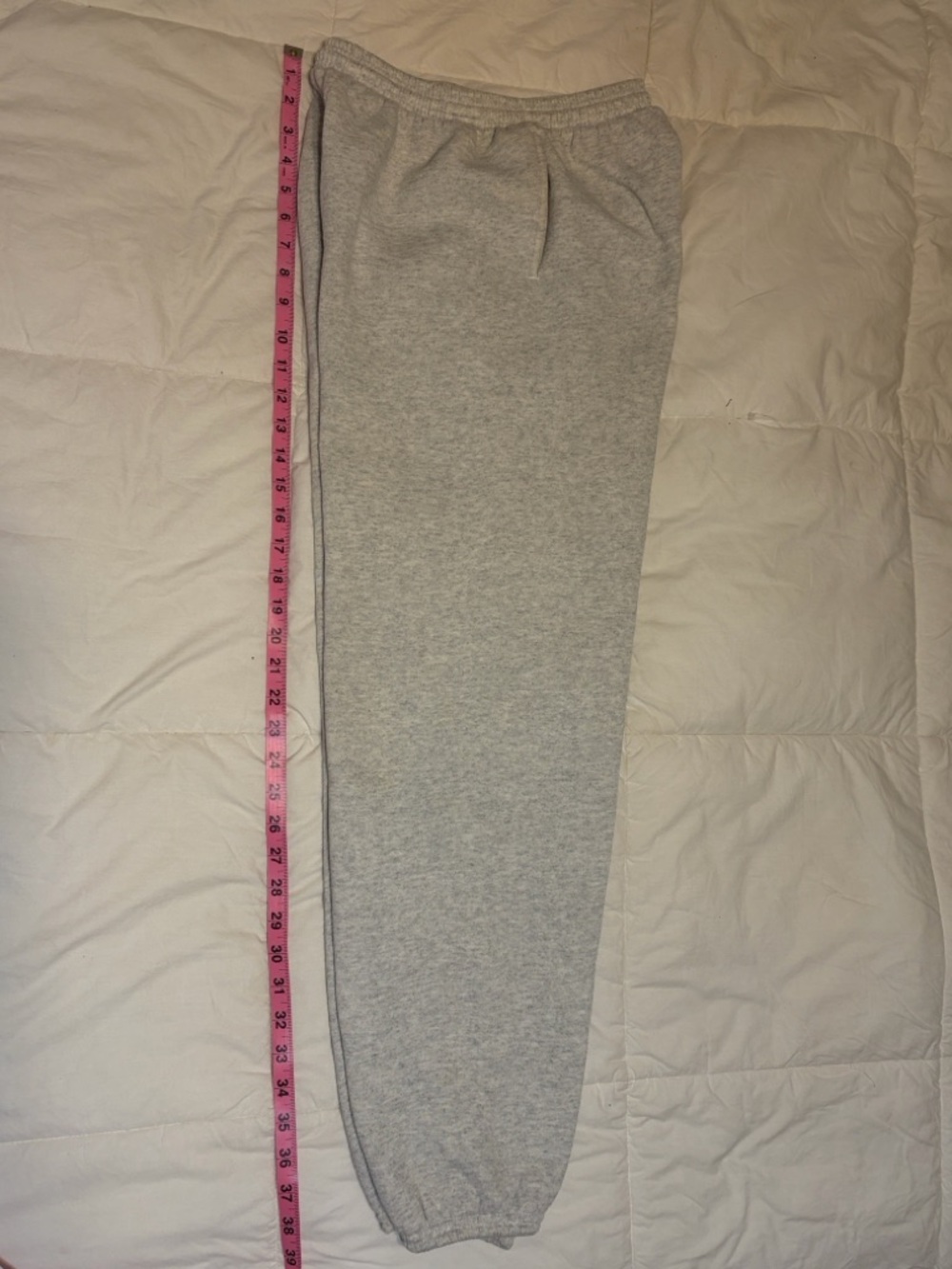 Hanes Light Gray Fleece Sweatpants